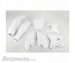 Kit plastique UFO r�plica 4T restyl� blanc Yamaha YZ125/250