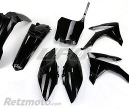 UFO Kit plastique UFO noir Honda CRF250R/450R