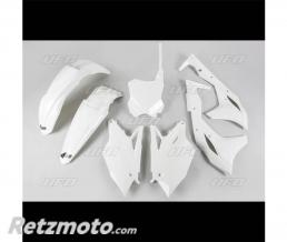 Kit plastique UFO blanc Kawasaki KX250F