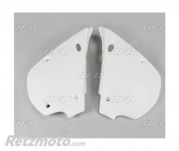 Plaques lat�rales UFO blanc Kawasaki KX80