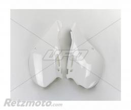 Plaques lat�rales UFO blanc Kawasaki KX125/250
