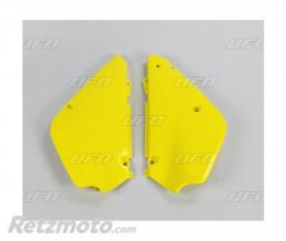 Plaques lat�rales UFO jaune Suzuki RM80/85