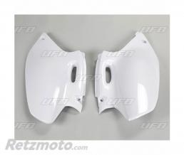 Plaques lat�rales UFO blanc Yamaha