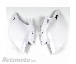 Plaques lat�rales UFO blanc Yamaha WR450F