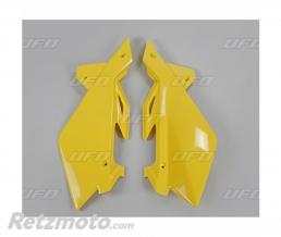 Plaques lat�rales UFO jaune Husqvarna