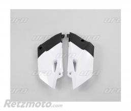 Plaques lat�rales UFO blanc Yamaha YZ85