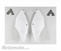 Plaques lat�rales UFO blanc Honda CRF250R/450R/RX