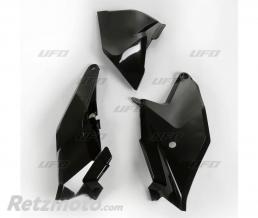 Plaques lat�rales + cache bo�te � air UFO noir KTM SX85