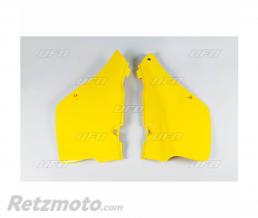 Plaques lat�rales UFO jaune Suzuki RM250