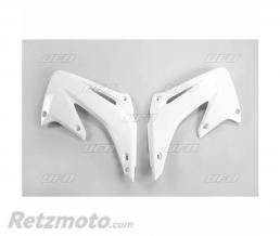Ou�es de radiateur UFO blanc Honda CR125R/250R