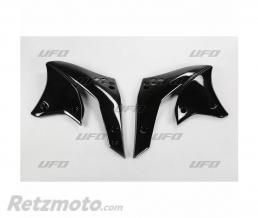 Ou�es de radiateur UFO noir Kawasaki KX250F