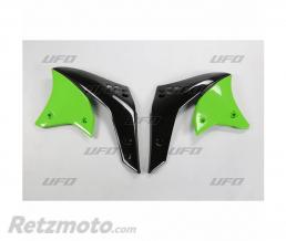 Ou�es de radiateur UFO vert Kawasaki KX250F