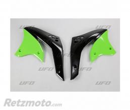 Ou�es de radiateur UFO vert Kawasaki KX250F