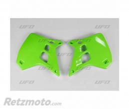 Ou�es de radiateur UFO vert Kawasaki KX250