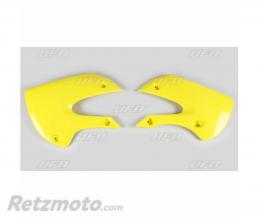Ou�es de radiateur UFO jaune Suzuki RM65