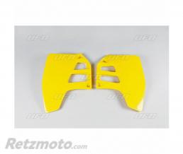 UFO Ou�es de radiateur UFO jaune Suzuki RM125/250