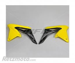 UFO Ou�es de radiateur UFO jaune Suzuki RM-Z250