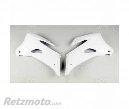 Ou�es de radiateur UFO blanc Yamaha WR250F/450F