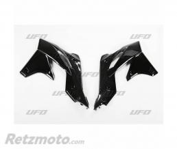 Ou�es de radiateur UFO noir Kawasaki KX250F