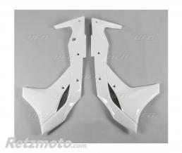 UFO Ou�es de radiateur UFO blanc Kawasaki KX250F