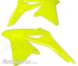 UFO Ou�es de radiateur UFO jaune fluo Suzuki RM-Z450
