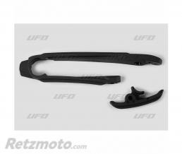 UFO Kit patin de bras oscillant + patin de cha�ne inf�rieur UFO noir KTM