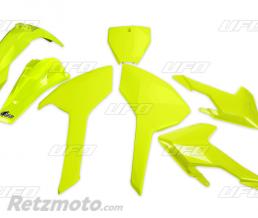 Caches bo�te � air UFO jaune fluo Honda CRF450R/RX