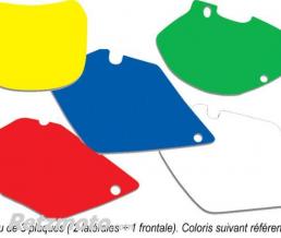 BLACKBIRD Fonds de plaque BLACKBIRD vert Yamaha YZ125/250