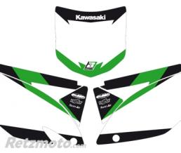 Fonds de plaque BLACKBIRD Graphic blanc Kawasaki KX-F250/450