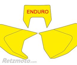Fonds de plaque BLACKBIRD jaune Husqvarna TE/FE
