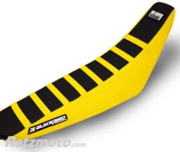 Housse de selle BLACKBIRD Zebra noire/jaune Suzuki RM-Z450