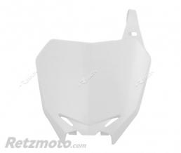 Plaque num�ro frontale RACETECH blanc Suzuki RM-Z250/450