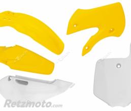 Kit plastique RACETECH couleur origine jaune/blanc Suzuki RM65