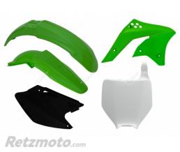 Kit plastique RACETECH couleur origine (2008) vert/noir/blanc Kawasaki KX250F