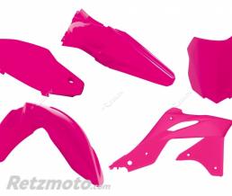 Kit plastique RACETECH rose fluo Kawasaki KX250F