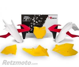 Kit plastique RACETECH Vintage '70 �dition limit�e rouge/jaune KTM