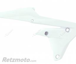 Ou�es de radiateur inf�rieures RACETECH blanc Yamaha YZ250/450F