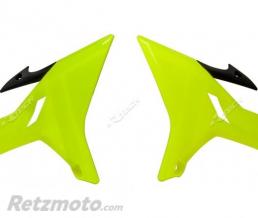 Ou�es de radiateur RACETECH Revolution jaune fluo Yamaha