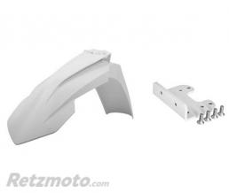 Garde-boue avant POLISPORT restyl� blanc avec adaptateur KTM