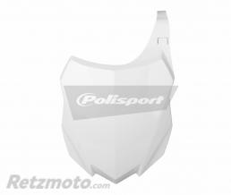 Plaque num�ro frontale POLISPORT blanc Kawasaki KX250F/KX450F