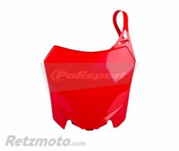 Plaque num�ro frontale POLISPORT rouge Honda CRF250F/CRF450F