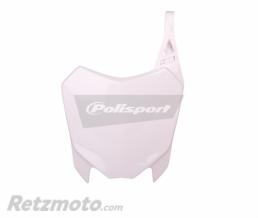 Plaque num�ro frontale POLISPORT blanc Honda CRF110F