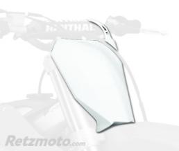 Plaque num�ro frontales POLISPORT blanc Honda CRF450R/RX
