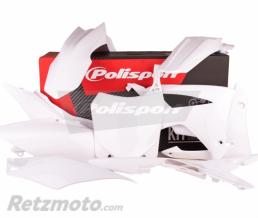 Kit plastique POLISPORT blanc Honda CRF250F/CRF450F