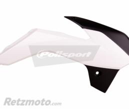 Ou�es de radiateur POLISPORT noir/blanc KTM SX85
