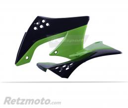 Ou�es de radiateur POLISPORT couleur origine noir/vert Kawasaki KX450F