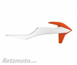 POLISPORT Ou�es de radiateur POLISPORT orange/blanc KTM SX/SX-F