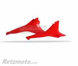 Caches bo�te � air POLISPORT rouge Honda CRF250R/CRF450R