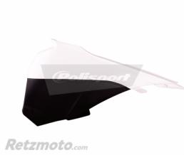 Caches bo�te � air POLISPORT blanc/noir KTM SX85