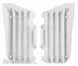Cache radiateur POLISPORT blanc Yamaha YZ250F/YZ450F